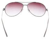 Thumbnail for your product : David Yurman Metallic Aviator Sunglasses
