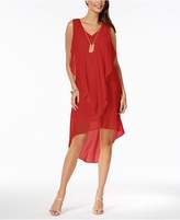 Thumbnail for your product : Thalia Sodi Ruffled High-Low Shift Dress, Created for Macy's
