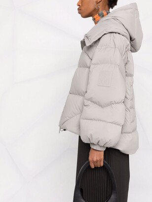 Bacon Hooded Feather-Down Puffer Jacket