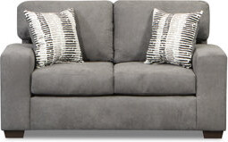 Ebern Designs Valters Loveseat Charcoal