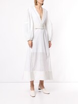 Thumbnail for your product : SOLACE London Belted Midi Dress