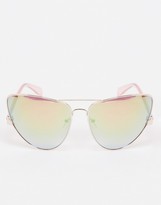 Thumbnail for your product : Jeepers Peepers Oversized Cat Eye Sunglasses