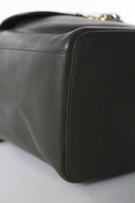 Ralph Lauren Jungle Leather Gold Tone Ricky Drawstring Shoulder Handbag New