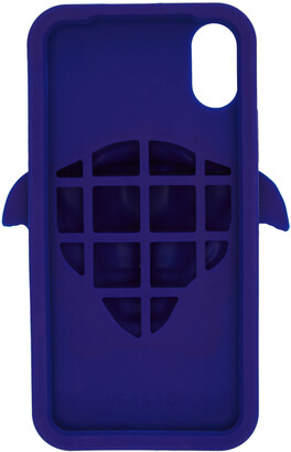 Versace Blue Medusa iPhone X Case