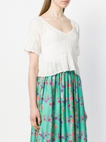 Thumbnail for your product : Kristina Ti Open Knit Crop Top