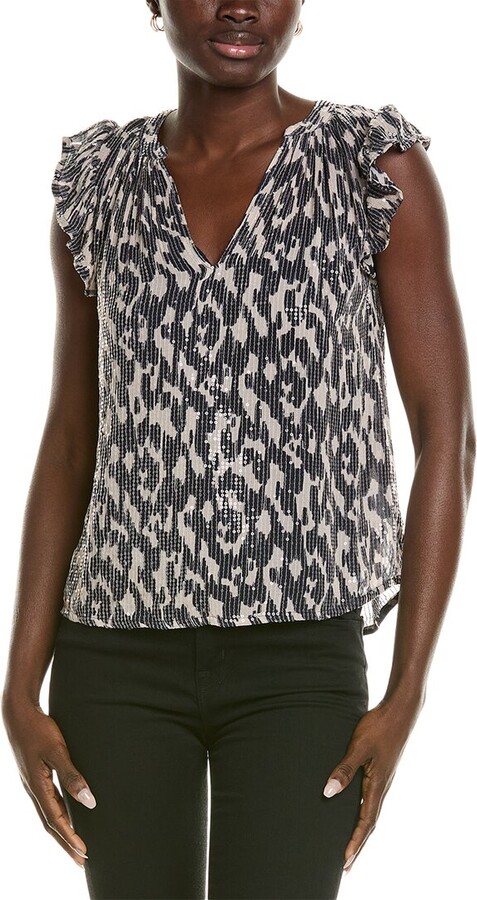 velvet by graham and spencer sequin top