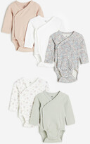 Thumbnail for your product : H&M 5-Pack Wrapover Bodysuits