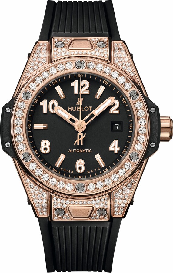 Hublot King Gold and Diamond Big Bang One Click Watch