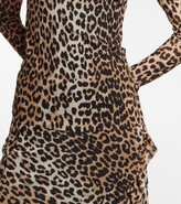 Thumbnail for your product : Ganni Leopard-print high-neck top