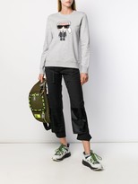 Thumbnail for your product : Karl Lagerfeld Paris embroidered sweatshirt