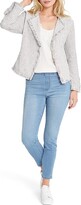 Thumbnail for your product : Nic+Zoe Fringe Mix Knit Jacket (Sugar Cookie) Women's Clothing