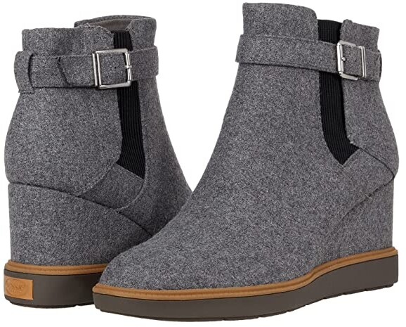 dr scholls gray booties