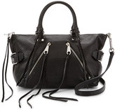 Thumbnail for your product : Rebecca Minkoff Perforated Moto Satchel