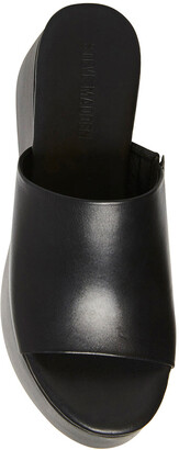 Steve Madden Christa Black Leather - ShopStyle Sandals