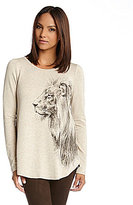 Thumbnail for your product : Karen Kane Lion French Terry Top