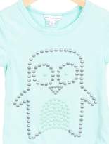 Thumbnail for your product : Little Marc Jacobs Girls' Embellished Short Sleeve Top