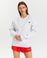 Thumbnail for your product : Champion Women's Grey Sweats - Reverse Weave Deep Crew