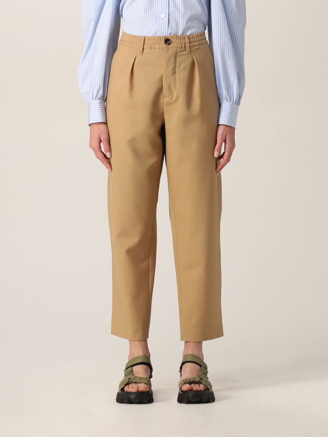 Marni Wool Pants | Shop the world's largest collection of fashion 