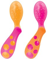 Thumbnail for your product : Sassy Less Mess Spoons - Pink/Orange - 2 ct