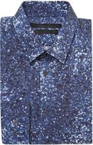 Thumbnail for your product : Kenneth Cole Men's Crantore pixel print satin shirt