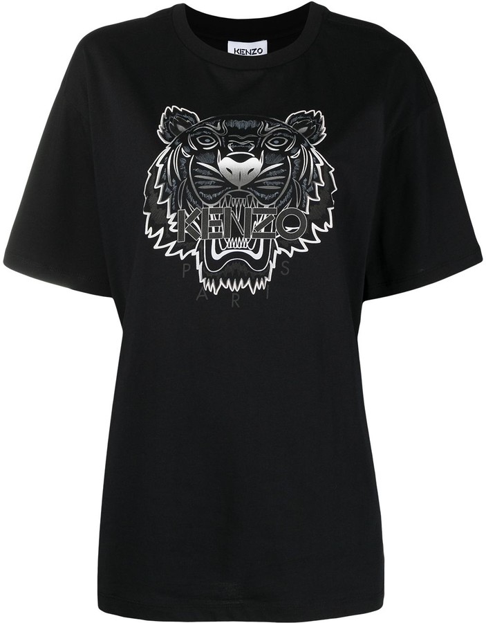 Kenzo Tiger Tee - Black | Shop The Largest Collection | ShopStyle