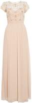 Thumbnail for your product : Quiz Champagne Cap Sleeve Chiffon Maxi Dress