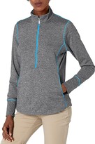 Thumbnail for your product : Cutter & Buck Drytec Moisture Wicking Heathered Jessa 3/4 Zip Pullover