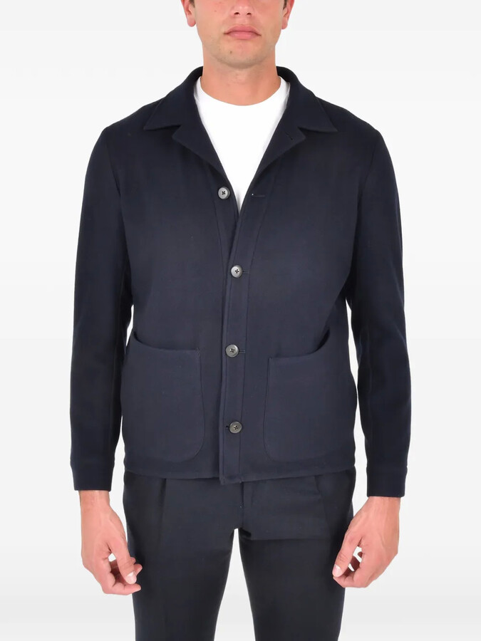 FRANZESE COLLECTION Button Patch-Pockets Jacket