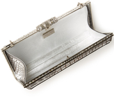 Thumbnail for your product : Judith Leiber Coffered Crocodile Crystal Embellished Clutch