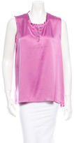 Thumbnail for your product : L'Agence Silk Sleeveless Top