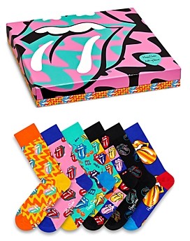Happy Socks Rolling Stones Socks Gift Set - Box of 6