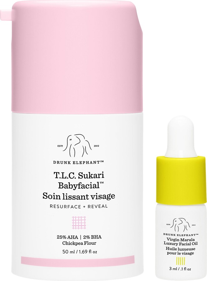  Drunk Elephant The Littles 6.0 Skin Care Set. Beste No.9,  Virgin Marula Oil, T.L.C. Framboos Serum, Protini Cream, C-Firma Fresh  Serum, Umbra Sheer Sunscreen