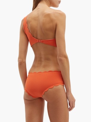 Marysia Swim Spring Scalloped-edge Bikini Briefs - Orange