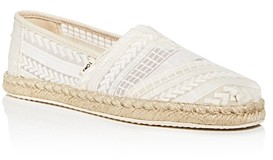 embroidered espadrille flats