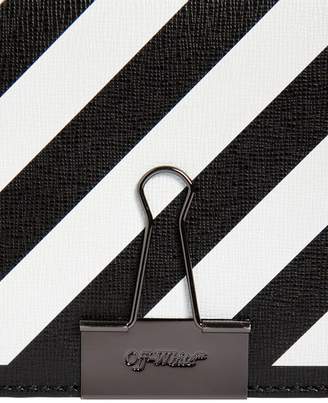 Off-White Mini Diag Printed Leather Shoulder Bag