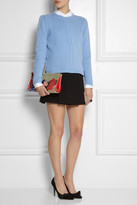 Thumbnail for your product : Miu Miu Pleated cady mini skirt