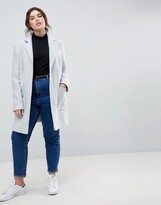 Thumbnail for your product : ASOS Curve DESIGN Curve textured slim coat