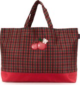 Thumbnail for your product : Familiar Gingham Checked Tote Bag