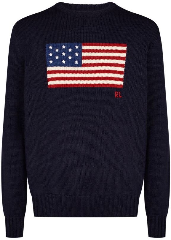 Polo Ralph Lauren American Flag Sweater - ShopStyle