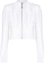 Thumbnail for your product : Misbhv zipped cropped jacket