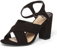 Dorothy Perkins Womens Wide Fit Black 'Spring' Sandals- Black