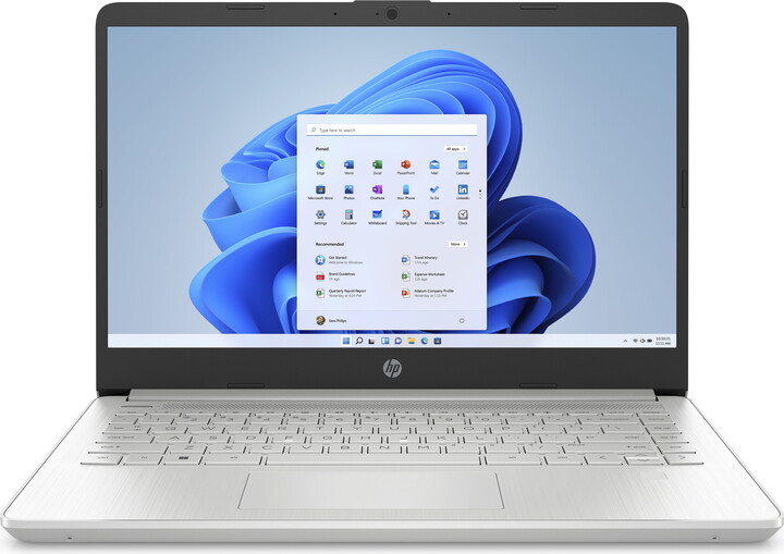 HP 14 inch Laptop, Full HD Display, 12th Generation Intel Core i3-1215U, 4 GB RAM, 128 GB SSD, Intel UHD Graphics, Windows 11 Home in S Mode, 14-dq5000nr