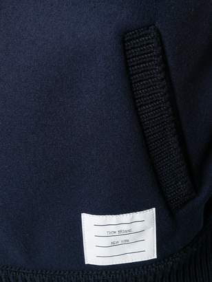 Thom Browne Chunky Saddle Sleeve Cashmere Wool Bomber