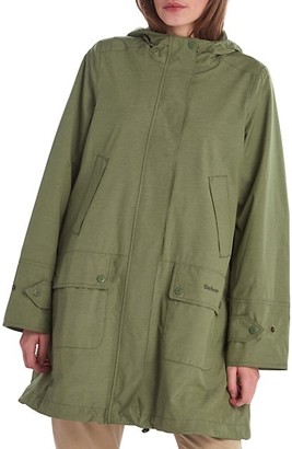 barbour dexy waterproof parka with detachable faux fur hood