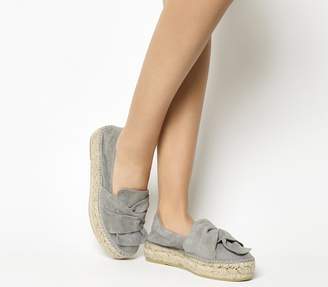 Gaimo For Office for OFFICE Toro Knot Wedges Grey Suede