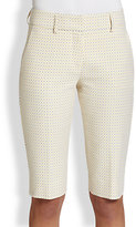 Thumbnail for your product : Piazza Sempione Jacquard Walking Shorts