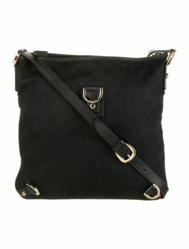 Gucci GG Canvas Abbey Messenger Bag Black ShopStyle