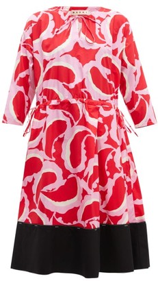 Marni Paisley-print Dress - Red Multi