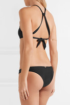 Thumbnail for your product : Vix Embellished Halterneck Bikini Top - Black