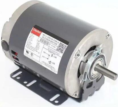 DAYTON 1D170 Split-Phase Belt Drive Motor, 3/4 HP, 56H Frame, 115V AC Voltage,
